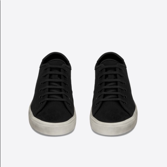 Saint Laurent Malibu Sneakers in Canvas and Leather - Picture 2 of 11